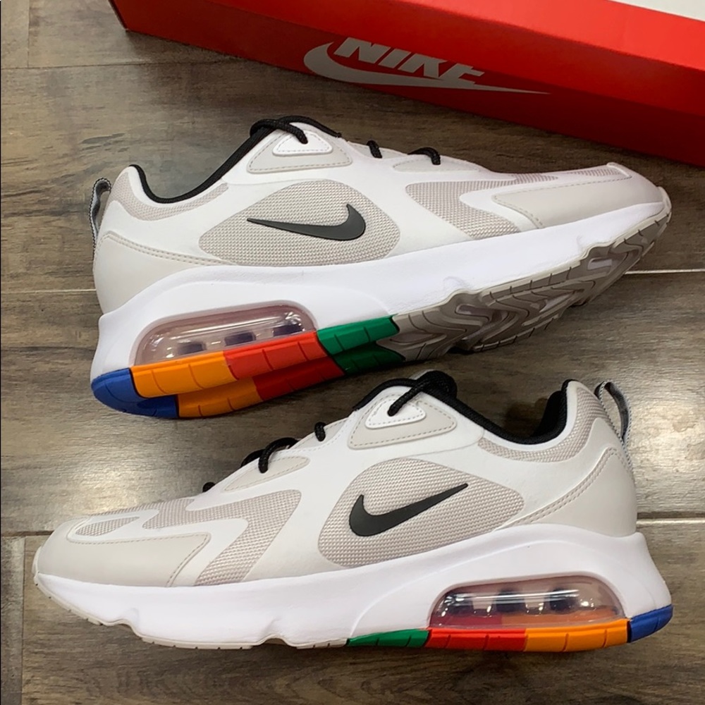 NIKE AIR MAX 200 Vast Grey/Black-White - Picture 12 of 16